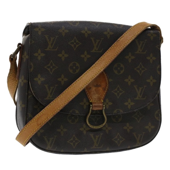 Louis Vuitton Handbags - LOUIS VUITTON Monogram Saint Cloud GM Shoulder Bag M51242 LV Auth th3921